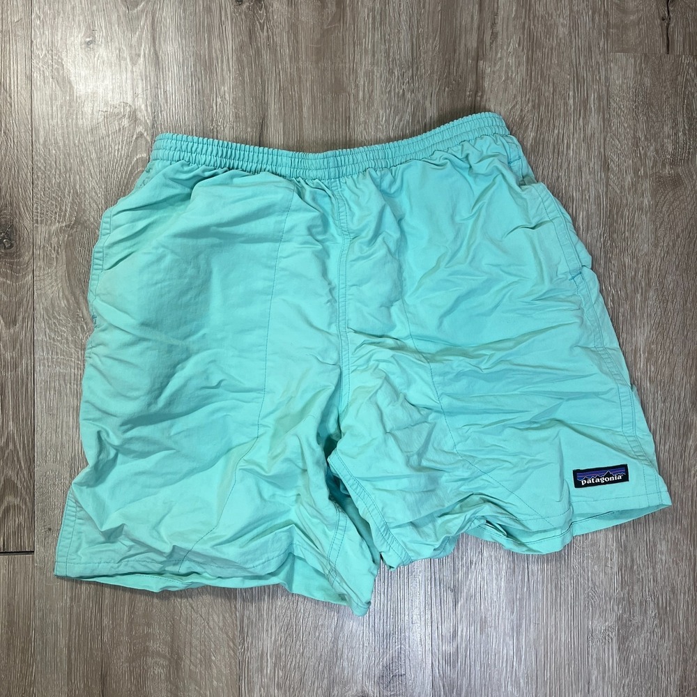 Patagonia Baggies 7 Mens Small Sky Blue Nylon Trunks Shorts STY58034 SP18